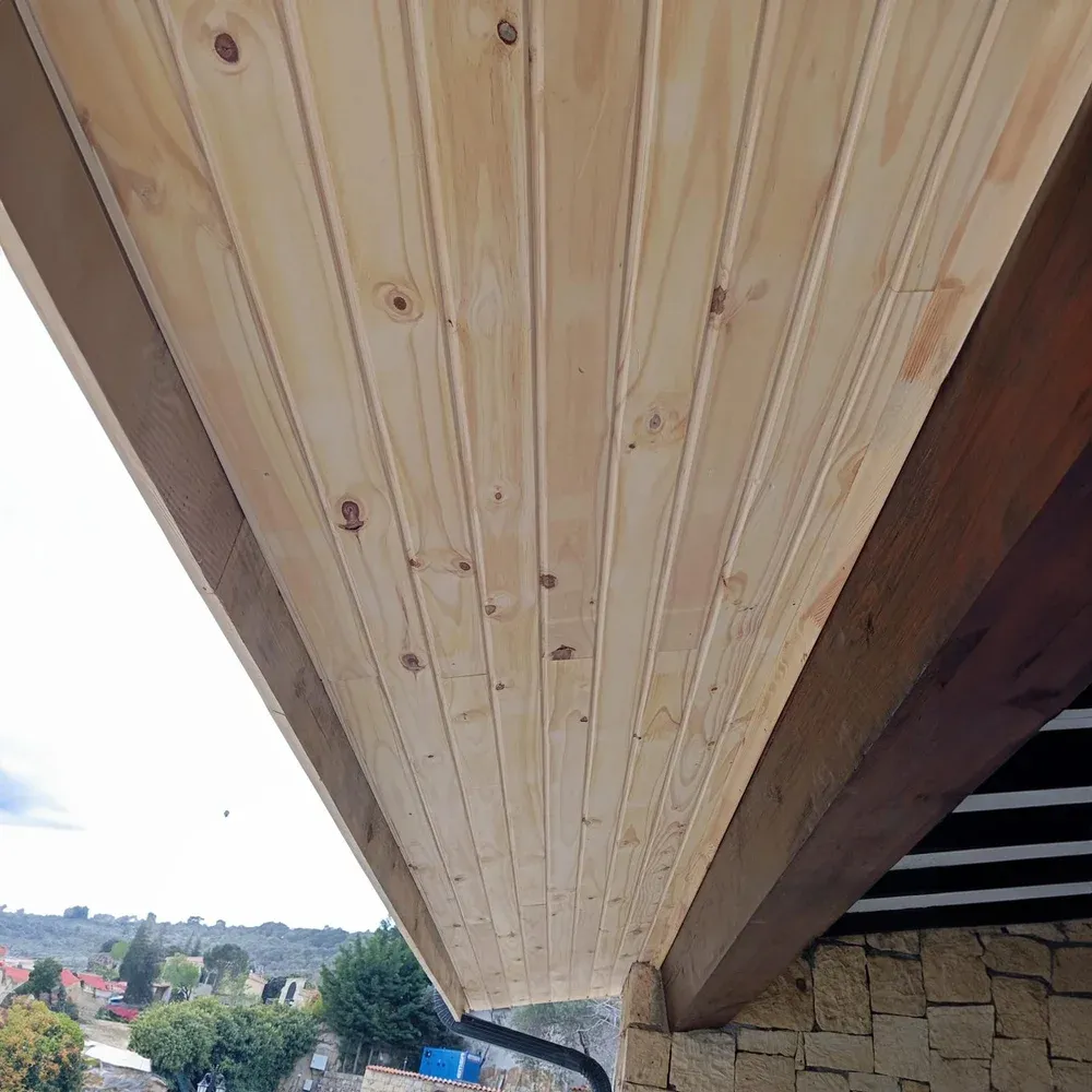 Wooden Ceiling Cladding Finish